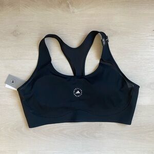 BNWT Adidas by Stella McCartney Black Sports Bra XL D-DD